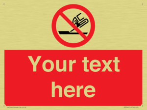 Custom prohibition Do not use for face grinding